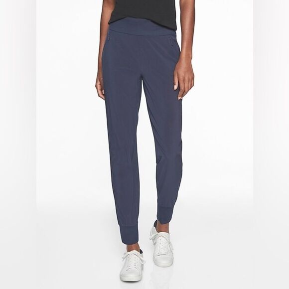 Athleta Soho Joggers – Athletic Fit, Navy, Size 6 - Picture 1 of 3